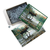 Moose Crossing 1000 Piece Jigsaw Puzzle Cobble Hill CLOUDANIMESTUDIO
