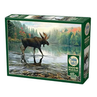 Moose Crossing 1000 Piece Jigsaw Puzzle Cobble Hill CLOUDANIMESTUDIO