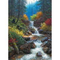Mountain Cascade 1000 Piece Jigsaw Puzzle Cobble Hill CLOUDANIMESTUDIO
