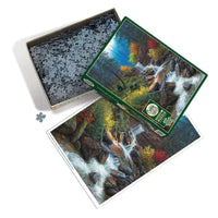 Mountain Cascade 1000 Piece Jigsaw Puzzle Cobble Hill CLOUDANIMESTUDIO