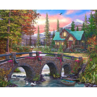 Mountain Home Sunrise 1000 Piece Jigsaw Puzzle Springbok CLOUDANIMESTUDIO