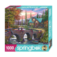 Mountain Home Sunrise 1000 Piece Jigsaw Puzzle Springbok CLOUDANIMESTUDIO