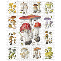 Mushrooms 1000 Piece Jigsaw Puzzle Pomegranate CLOUDANIMESTUDIO