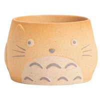 My Neighbor Totoro Ceramic Teapot Teacups Set, Anime Studio Ghibli Cute Cat Rough Pottery Cooking Teapot Tea Table Accessories - CloudAnimeStudio