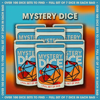 Mystery Dice 6 Pack - Six Sets of TTRPG Dice. No Duplicates! CLOUDANIMESTUDIO