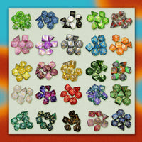 Mystery Dice 6 Pack - Six Sets of TTRPG Dice. No Duplicates! CLOUDANIMESTUDIO