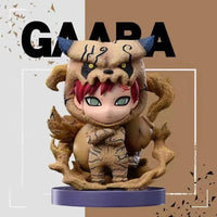 NARUTO Shippuden Chibi Figurines, Uzumaki Naruto and Gaara Tail Beast Form Action Figures Naruto Sandstorm Kawaii Cute Statues PVC Collection Toys 15cm - CloudAnimeStudio