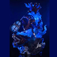 NARUTO Shippuden Figurines, Madara Uchiha and Kurama Anime Figure, Nine Tails Kyuubi Vs Battle Susanoo 40 cm - CloudAnimeStudio