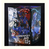NARUTO Shippuden Figurines, Madara Uchiha and Kurama Anime Figure, Nine Tails Kyuubi Vs Battle Susanoo 40 cm - CloudAnimeStudio