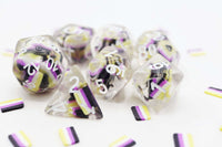 Foam Brain Games Pride Flag RPG Dice Set CLOUDANIMESTUDIO