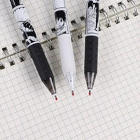 Naruto 6 PCS Set Gel Pen, Anime 0.5 Black Ink Signature Pen School Writing And Office Supplies Stationery Gift - CloudAnimeStudio