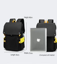 Naruto Anime Backpack, Includes Pencil Case and External Charging Port, Uzumaki Akatsuki School Students Schoolbag Leisure Computer Bag - CloudAnimeStudio