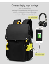 Naruto Anime Backpack, Includes Pencil Case and External Charging Port, Uzumaki Akatsuki School Students Schoolbag Leisure Computer Bag - CloudAnimeStudio