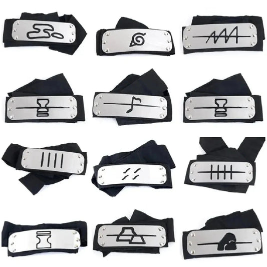 Naruto Ninja Headband Konoha Rogue Akatsuki Forehead Protector Cosplay Anime - CLOUDANIMESTUDIO