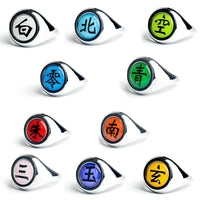 Naruto Shippuden Adjustable Akatsuki Ring Metal Cosplay Accessories Costumes - CLOUDANIMESTUDIO