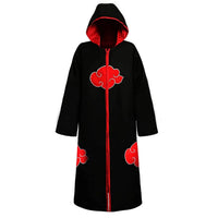 Naruto Shippuden Anime Cosplay Akatsuki Ninja Hokage Costume Itachi Sasuke - CLOUDANIMESTUDIO