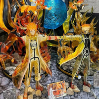 Naruto Shippuden Anime Figurines Uzumaki Naruto Namikaze Minato Action Figures PVC Statue 32 CM - CLOUDANIMESTUDIO
