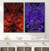 Naruto Shippuden Hot Japanese Self-adhesive Poster, Anime Wallpaper Sasuke Kakashi Itachi Madara and More Wall Art Wall Decors - CloudAnimeStudio