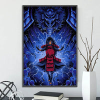 Naruto Shippuden Hot Japanese Self-adhesive Poster, Anime Wallpaper Sasuke Kakashi Itachi Madara and More Wall Art Wall Decors - CloudAnimeStudio