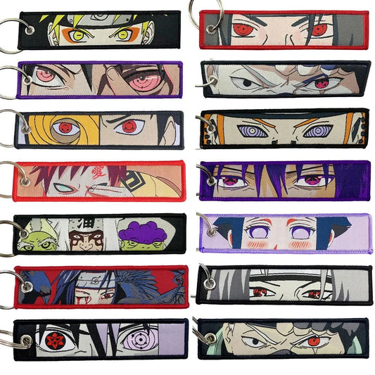 Naruto Shippuden Keychains Anime Key Chain Car Accessories - CLOUDANIMESTUDIO