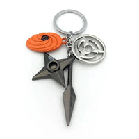 Naruto Shippuden Keychains Toy Kunai Shuriken Konoha Anime Key Chains Accessories Gift - CLOUDANIMESTUDIO