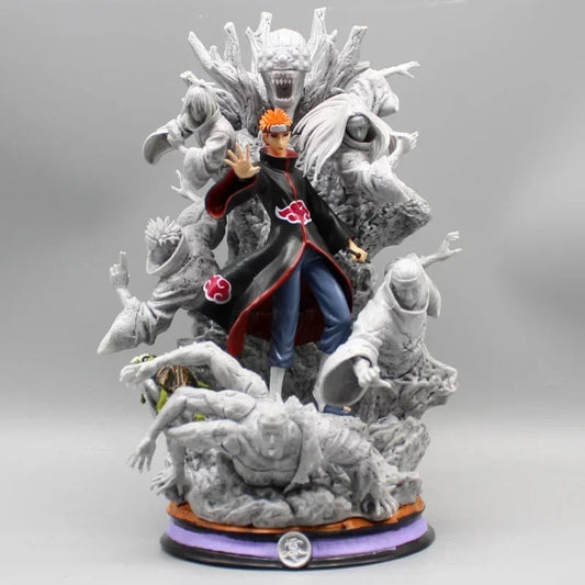Naruto Shippuden Pain Anime Figure, Akatsuki Six Paths Nagato Figurine PVC Statue 27 cm - CloudAnimeStudio