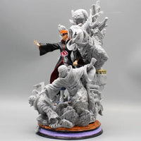 Naruto Shippuden Pain Anime Figure, Akatsuki Six Paths Nagato Figurine PVC Statue 27 cm - CloudAnimeStudio