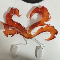 Naruto Uzumaki Bijuu Form LED Anime Figure, Naruto Shippuden Collectible Decor 15 cm - CloudAnimeStudio