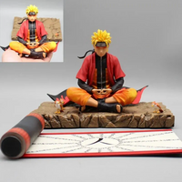 Naruto Uzumaki Sage Mode Anime Figure, Senjutsu Chakra Meditate Figurines 15cm/6in - CloudAnimeStudio