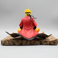 Naruto Uzumaki Sage Mode Anime Figure, Senjutsu Chakra Meditate Figurines 15cm/6in - CloudAnimeStudio