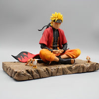 Naruto Uzumaki Sage Mode Anime Figure, Senjutsu Chakra Meditate Figurines 15cm/6in - CloudAnimeStudio