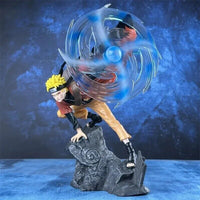 Naruto Uzumaki Sage Mode Figure, Wind Release Rasenshuriken Figurines 32cm/12in - CloudAnimeStudio