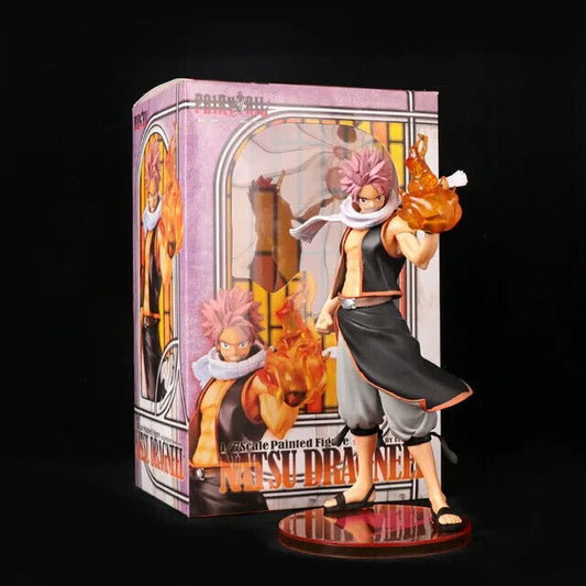 Natsu Dragneel Figure, Fire Dragon Slayer Figurine, Anime Gifts 23cm/9in - CloudAnimeStudio