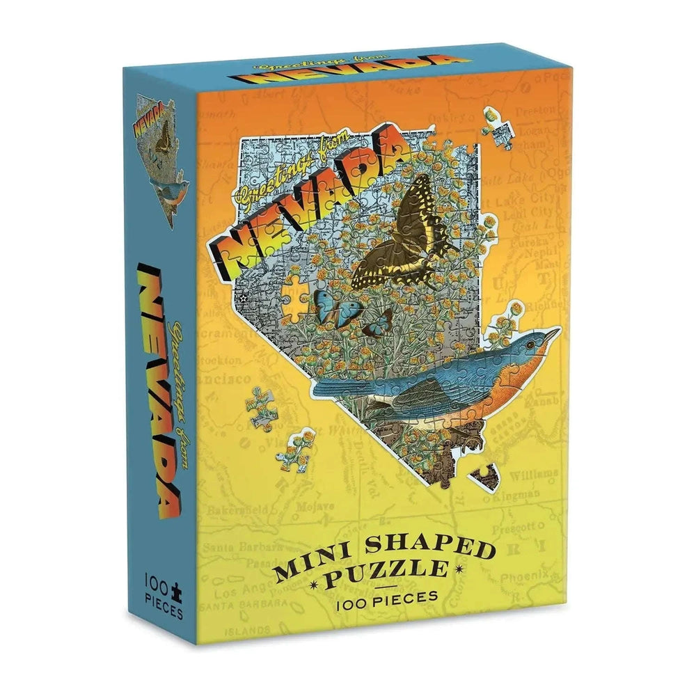 Nevada 100 Piece Mini Shaped Jigsaw Puzzle Galison CLOUDANIMESTUDIO