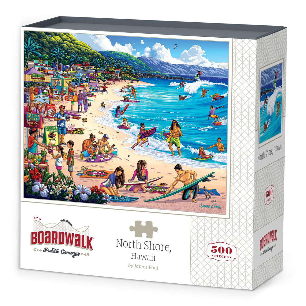 North Shore, Hawaii 500 Piece Jigsaw Puzzle Boardwalk CLOUDANIMESTUDIO