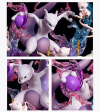 Pokemon Evolution LED Anime Figures, PVC Statue Model Toy Collections 20-35cm
