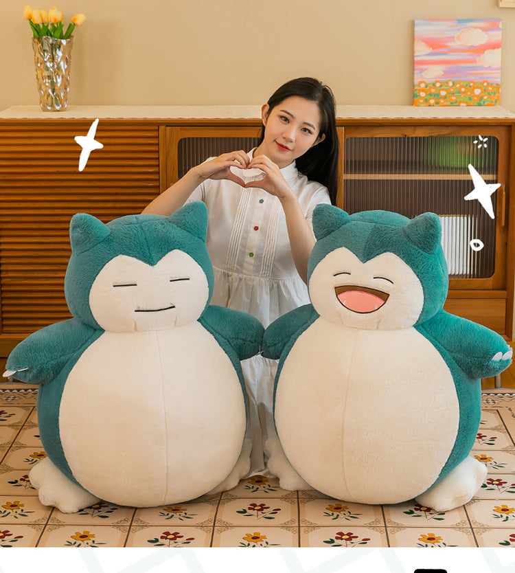 30/45/60CM Big Size Pokémon Cute Snorlax Plush Toy, Cuddling Sleeping Doll