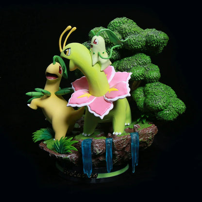 Pokemon Evolution LED Anime Figures, PVC Statue Model Toy Collections 20-35cm