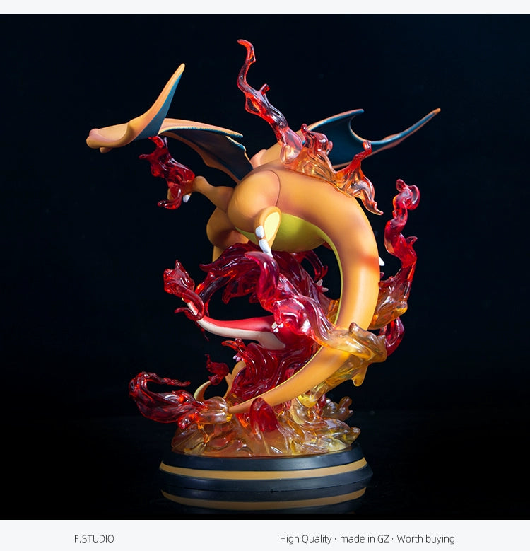 Pokemon Evolution LED Anime Figures, PVC Statue Model Toy Collections 20-35cm