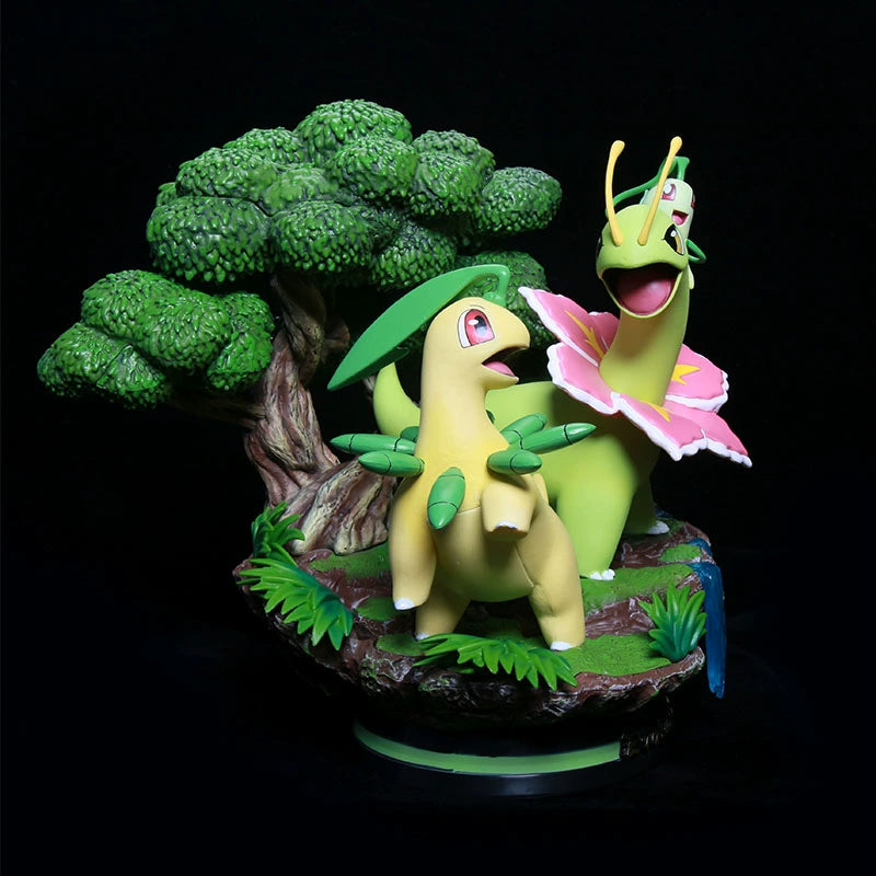 Pokemon Evolution LED Anime Figures, PVC Statue Model Toy Collections 20-35cm