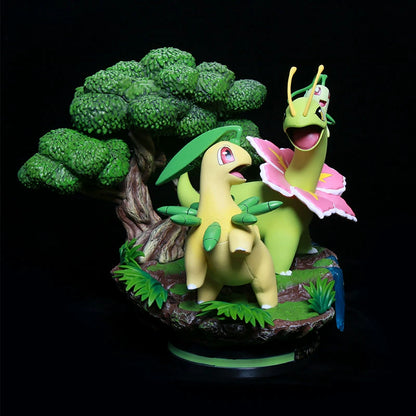 Pokemon Evolution LED Anime Figures, PVC Statue Model Toy Collections 20-35cm