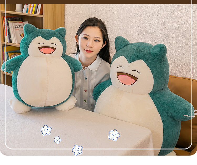 30/45/60CM Big Size Pokémon Cute Snorlax Plush Toy, Cuddling Sleeping Doll