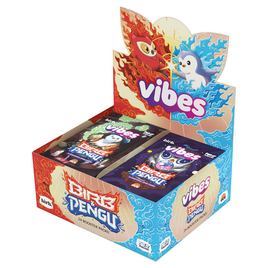 Vibes: Birb & Pengu 1st Edition Booster Display CLOUDANIMESTUDIO