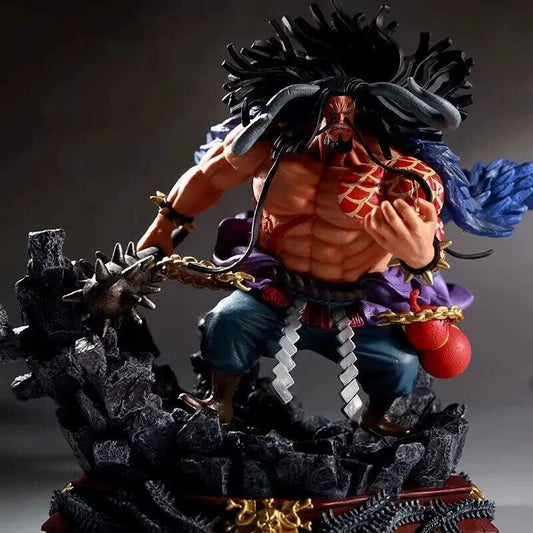ONE PIECE Battle Kaido Action Figure, PVC Wano Yonko Four Emperors Beast Pirates The Strongest Creature Figurines - CloudAnimeStudio