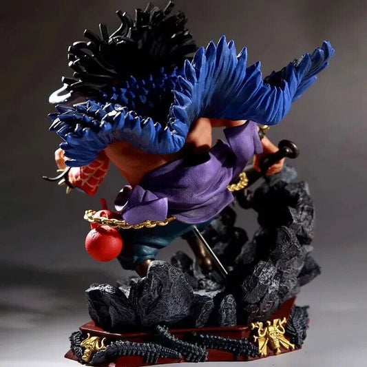 ONE PIECE Battle Kaido Action Figure, PVC Wano Yonko Four Emperors Beast Pirates The Strongest Creature Figurines - CloudAnimeStudio