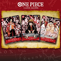 [PREORDER SHIP BY 9/23/26] (Japanese) One Piece TCG: Saikyo Jump Ace, Luffy, Whitebeard 3 Promo Card Set CLOUDANIMESTUDIO