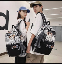 One Piece Luffy Printing Backpack Bags Anime School Bag Student Schoolbag For Men and Women - CLOUDANIMESTUDIO