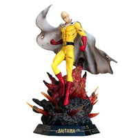 One Punch Man Figurine Saitama Caped Baldy PVC Action Figures Collectible Oversized 43 cm - CloudAnimeStudio
