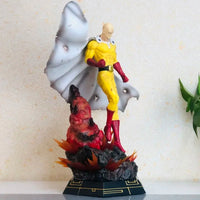 One Punch Man Figurine Saitama Caped Baldy PVC Action Figures Collectible Oversized 43 cm - CloudAnimeStudio