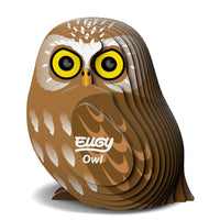 Owl 3D Cardboard Model Kit Eugy CLOUDANIMESTUDIO